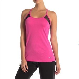 ❤️ FILA Night on the Town Mesh Panel Tank Top